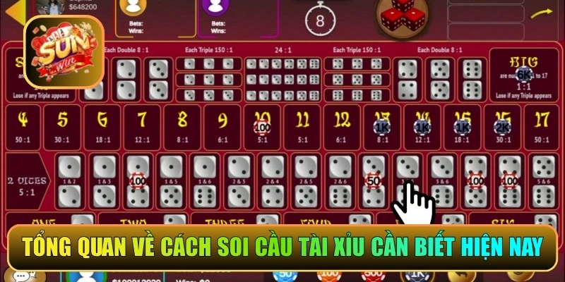 Tổng quan về cách soi cầu tài xỉu cần biết hiện nay