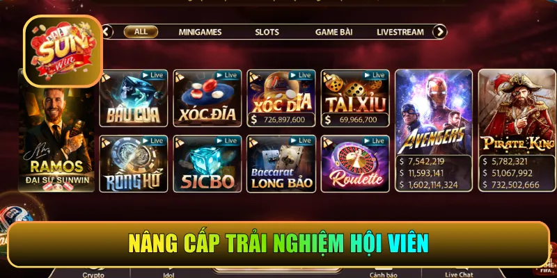 Nâng cấp trải nghiệm hội viên