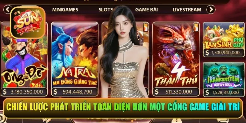 Chiến lược phát triển toàn diện của một cổng game bài đổi thưởng