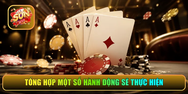 Tổng hợp một số hành động sẽ thực hiện
